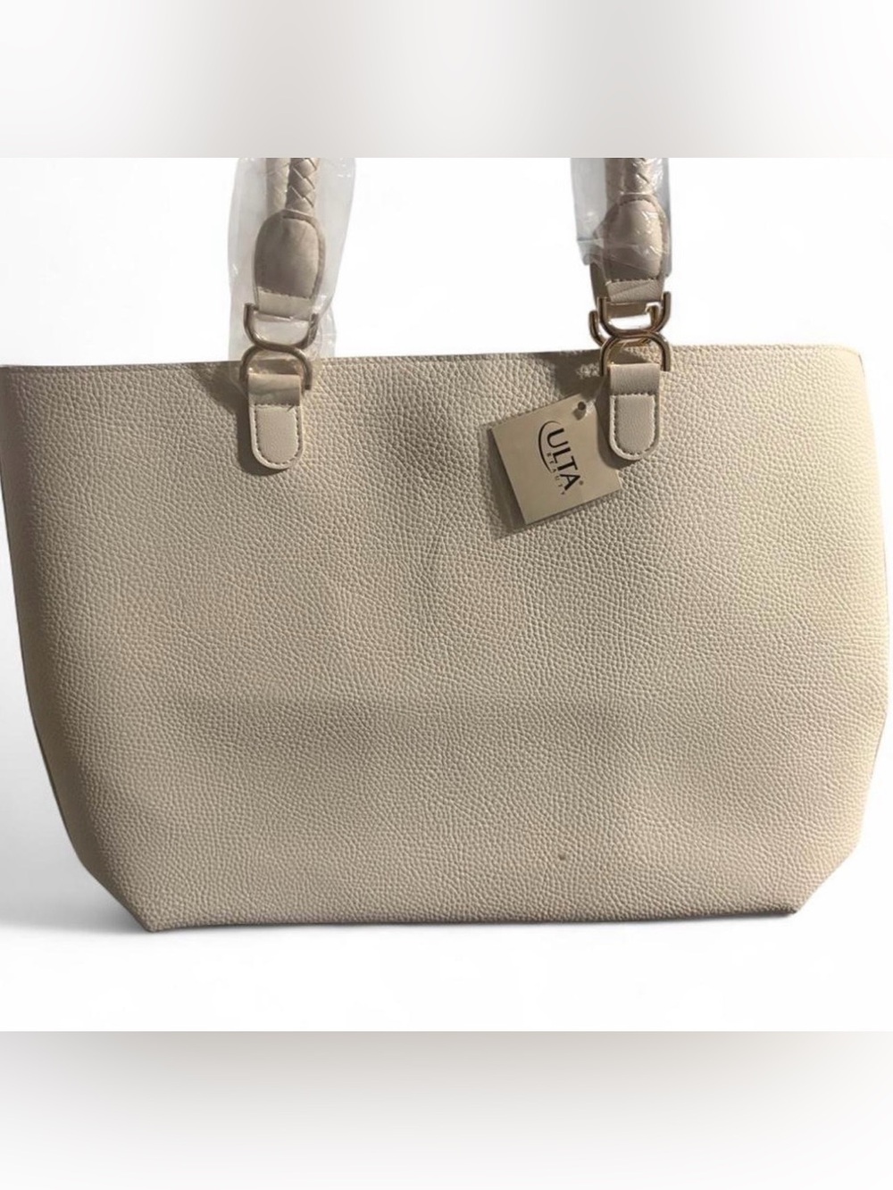 Ulta Large Cream Colored Tote Bag